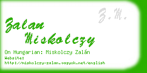 zalan miskolczy business card